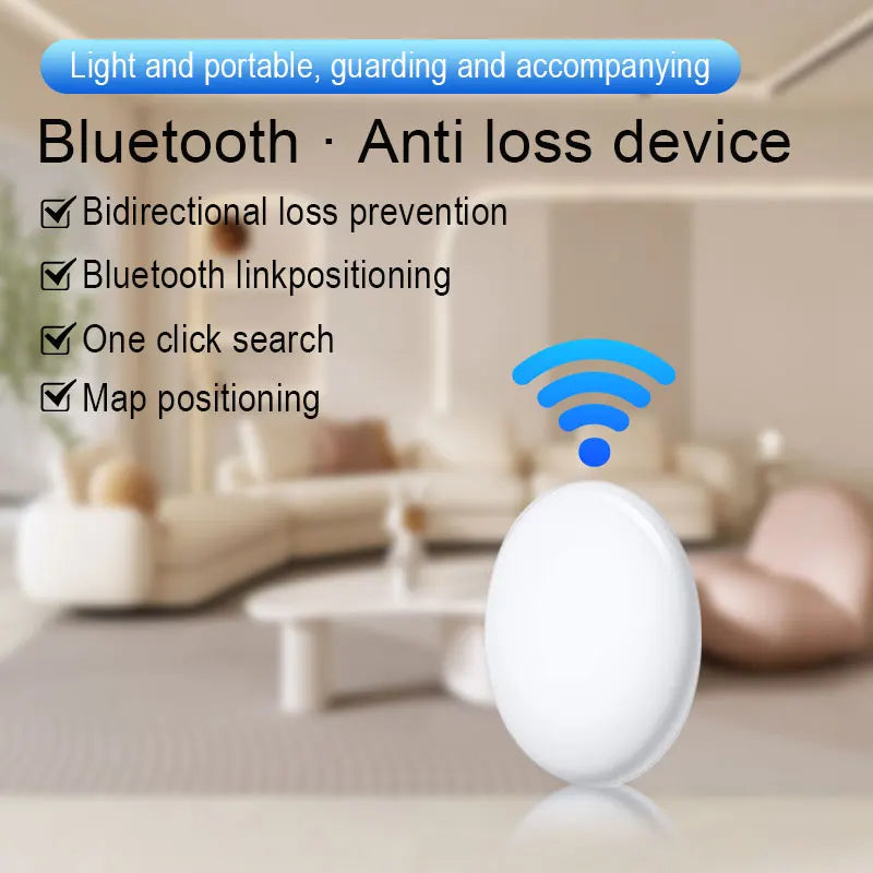 Mini GPS Tracker Device Anti-Lost Reminder For Pet Kids Bag Key Wallet Smart Bluetooth Connected IOS/ Android App Finder Locator