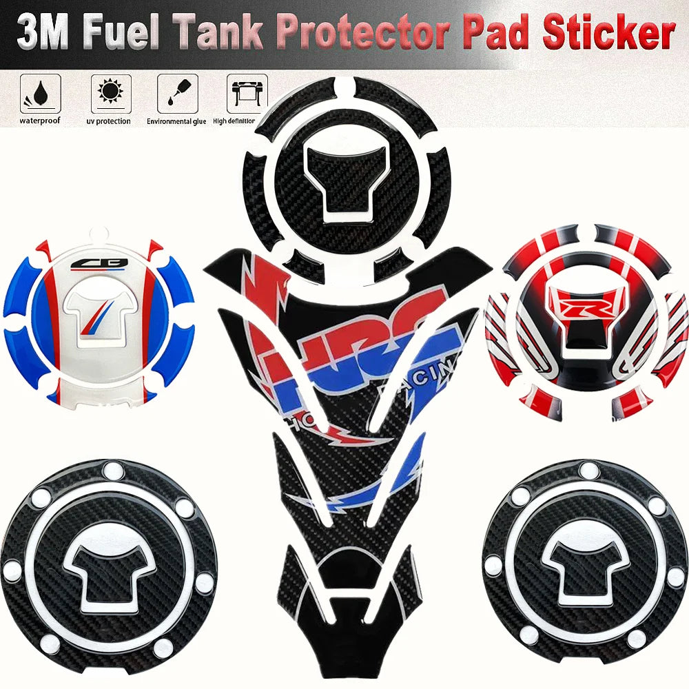 For Honda CBR HRC Stickers Motorcycle Accessories Tank Pad Covers RR CBR250RR CBR600RR CBR1000RR 1000RR 600RR 250RR 1000 600 250