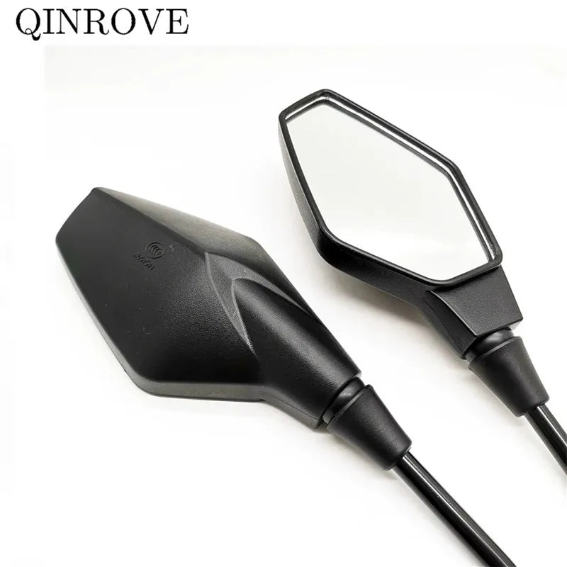 8 10MM Motorcycle ABS Rear View Mirror Streetbike Scooter Mirror Universal For Aprilia Pegaso 650 Yamaha Tracer 7 Honda NC750X