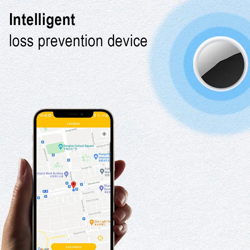 Mini GPS Tracker Device Anti-Lost Reminder For Pet Kids Bag Key Wallet Smart Bluetooth Connected IOS/ Android App Finder Locator