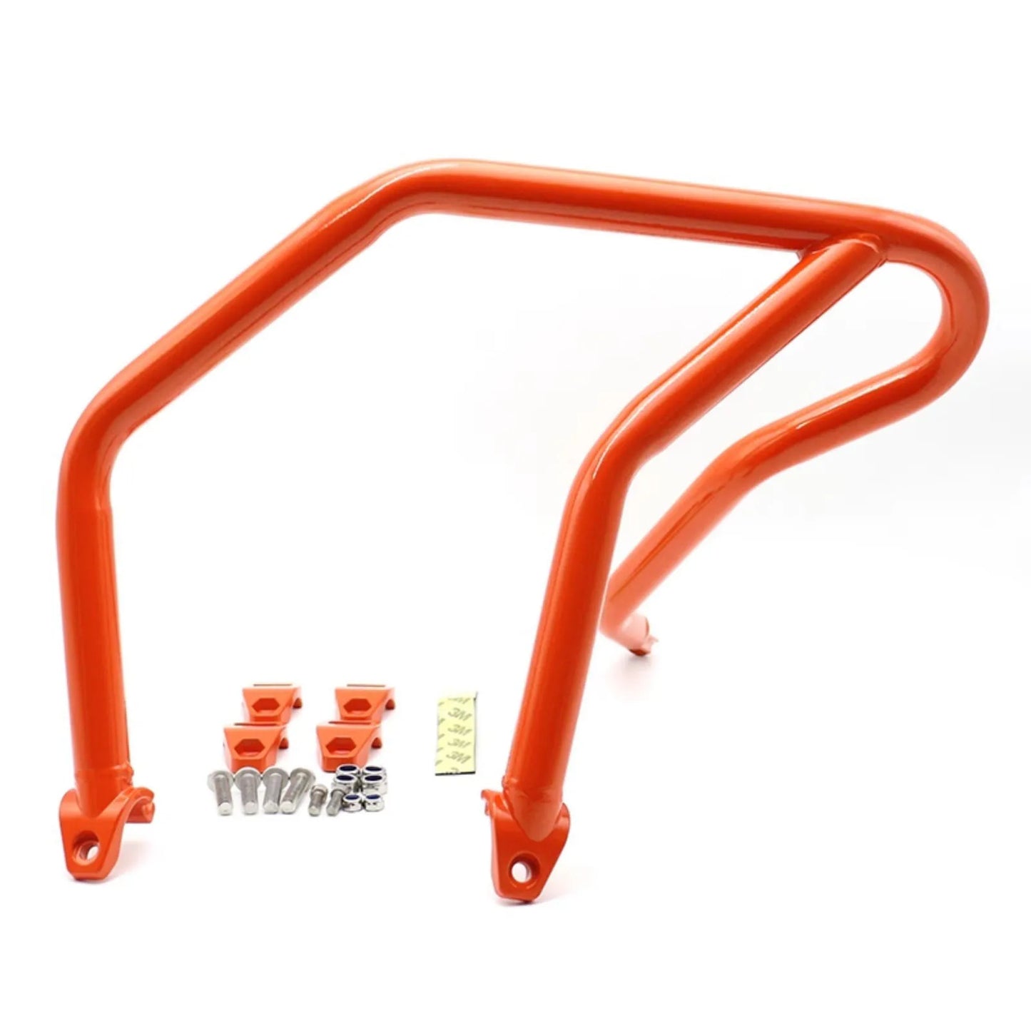 Upper Orange Crash Bar for KTM 1290 Super Adventure S / R 21-23 Engine Guard Black