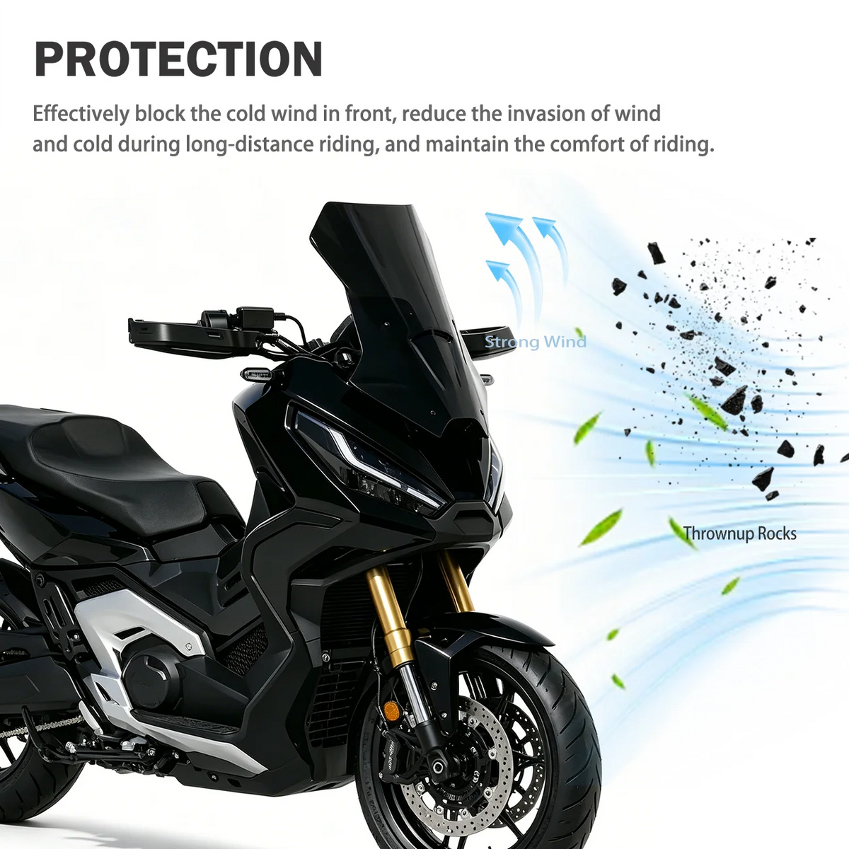 Fit For Honda X-ADV750 XADV 750 2021 - 2026 X-ADV 750 2022 2023 2024 2025 Visor Deflector Motorcycle Windscreen Windshield