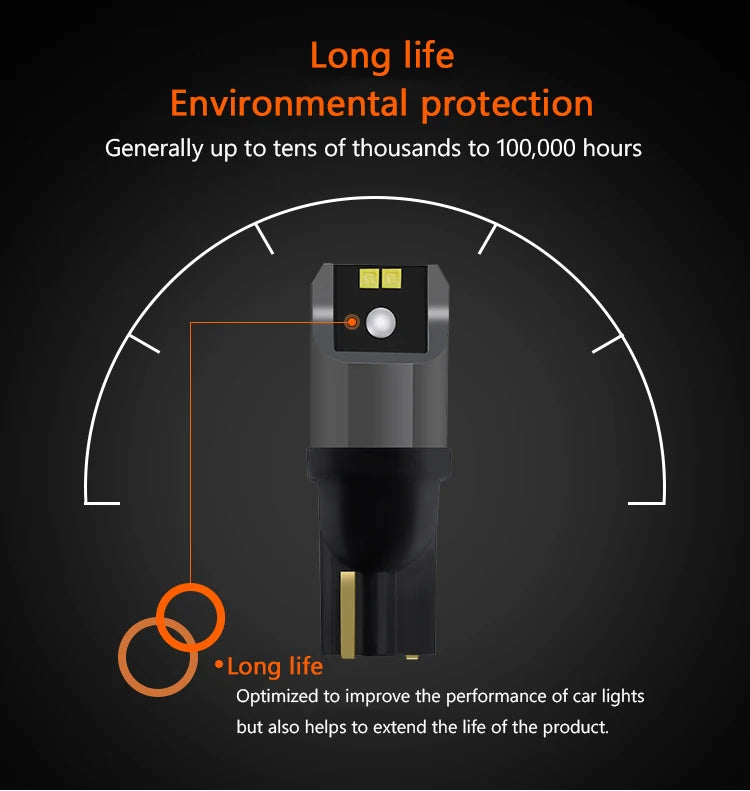 OSRAM LED T10 6000K W5W 194 LEDriving SL Advance 6000K White Car Reading Bulbs Door Lamps Interior Light 12V 1.5W 2980CW, Pair