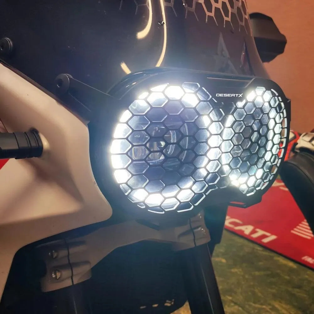 2023 FOR Ducati DesertX Desert-X Desert X 2022 Accessories Headlight Guard DesertX Headlight Grille Cover Headlight Protection