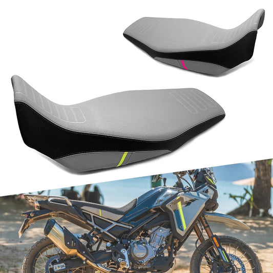 450-MT Fit For CFMOTO 450 MT 2023-2024 450/MT Motorcycle Complete Seat Cushion Pillion Pad Driver Seats Synthetic Leather 450MT