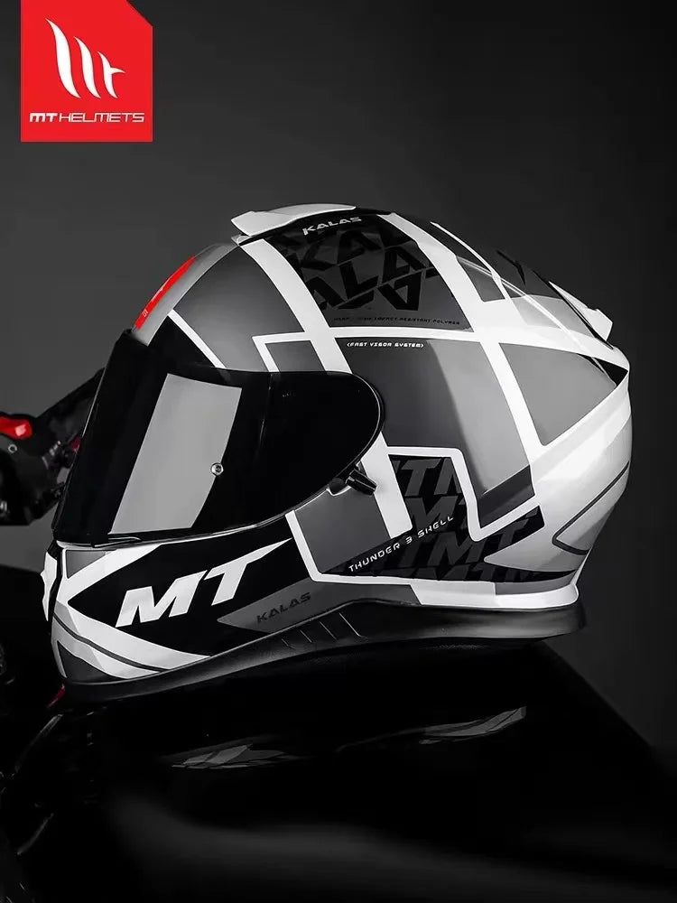 MT Thunder 3 SV Motorcycle Full Face Helmets Men Women Street Racing Safety Protection ECE DOT Approved Dual Lens Helmets