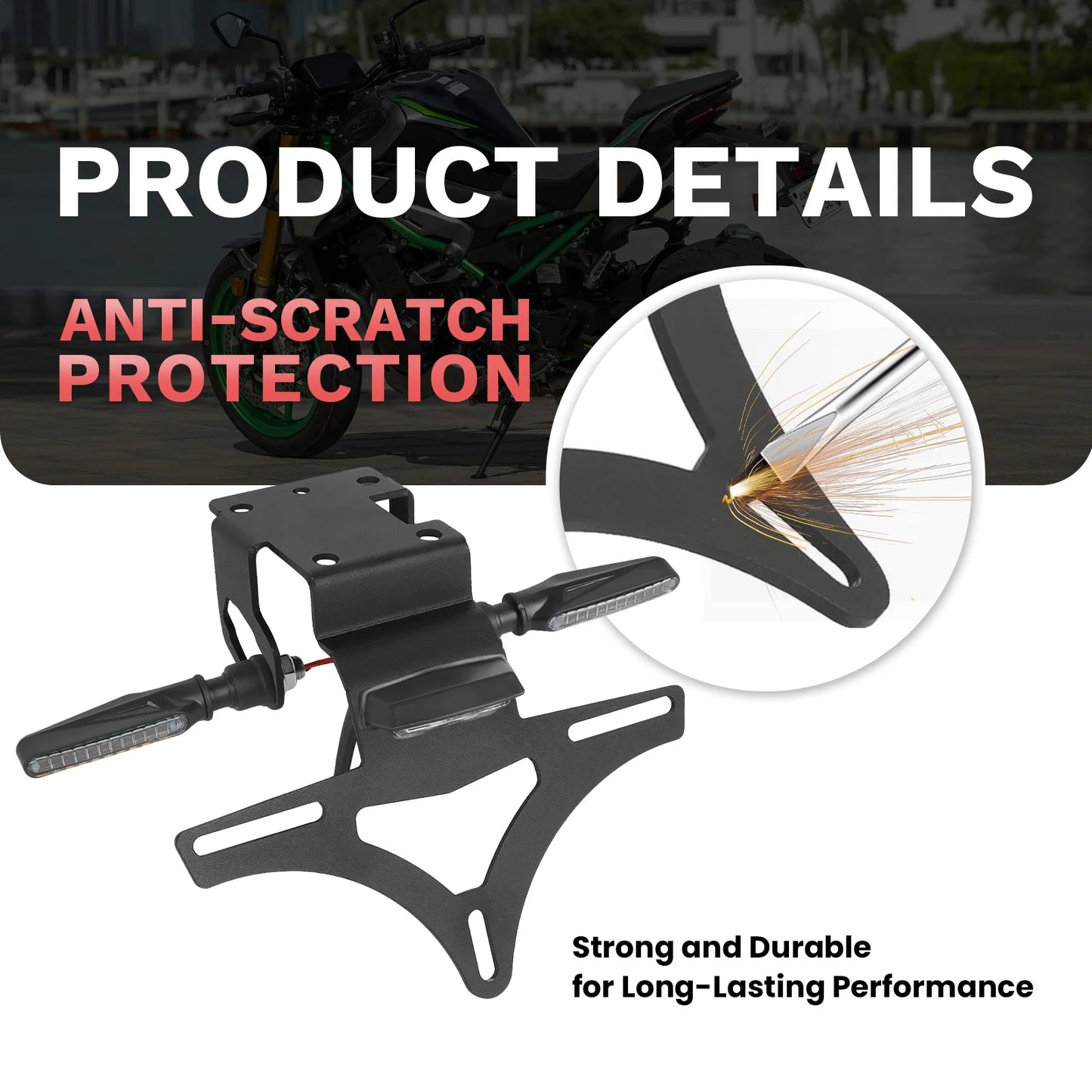 For Kawasaki Z900 Z900SE 2025 Fender Eliminator Tail Tidy License Plate Bracket Holder Z 900SE Z 900 SE Motorcycle Accessories