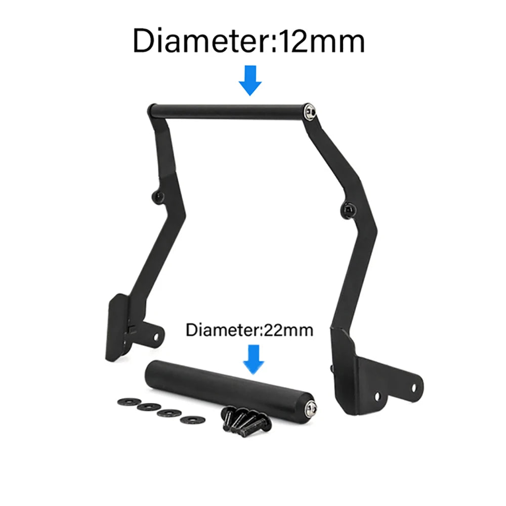 For Honda Africa Twin CRF1100 2020-2025 Motorcycle USB Phone Holder Navigation Bracket  Navigation Plate Adapt Bracket