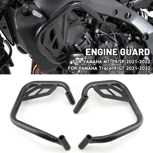 MTKRACING For YAMAHA Tracer 9 GT MT-09 MT09 2021 2022 Motorcycle Bumper Engine Guard Crash Bar Body Frame Protector Accessories