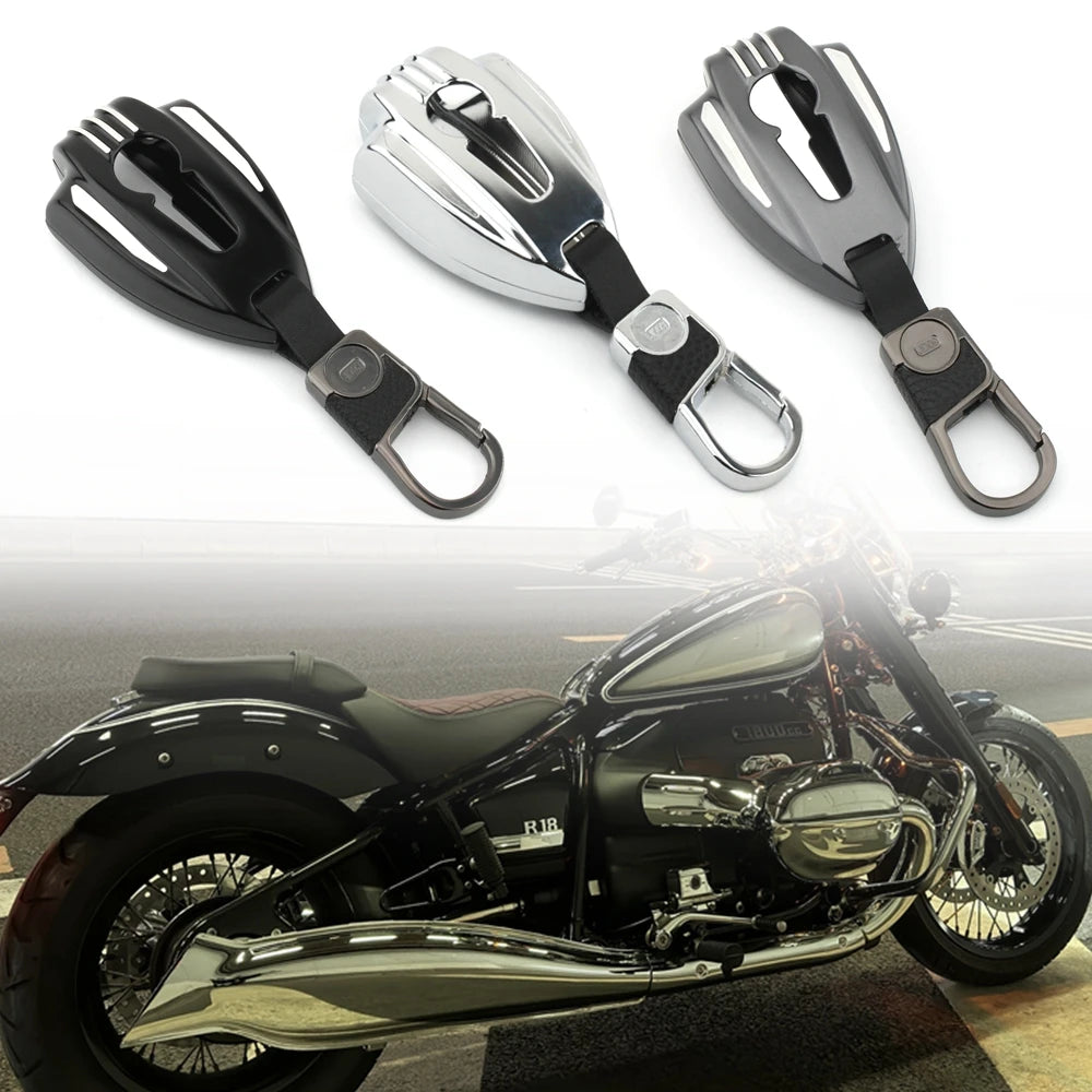 For BMW R18 Classic R18B Bagger Transcontinental Motorcycle Key Case Aluminum Protector Decoration R18TC