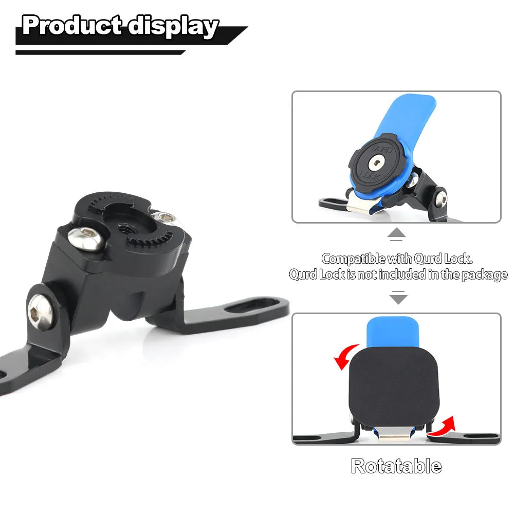 For Honda XL650V XR150L NT1100 Monkey Deauville NT650V X-ADV 750 CMX1100/500 Rebel Motorcycle GPS Handlebar Clamp Sat Nav Mount