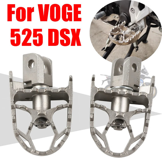 For Loncin VOGE Valico 525DSX DSX525 DS525X DSX 525 DSX DS X Accessories Rotatable Footrest Footpegs Foot Pegs Foot Rests Pedal