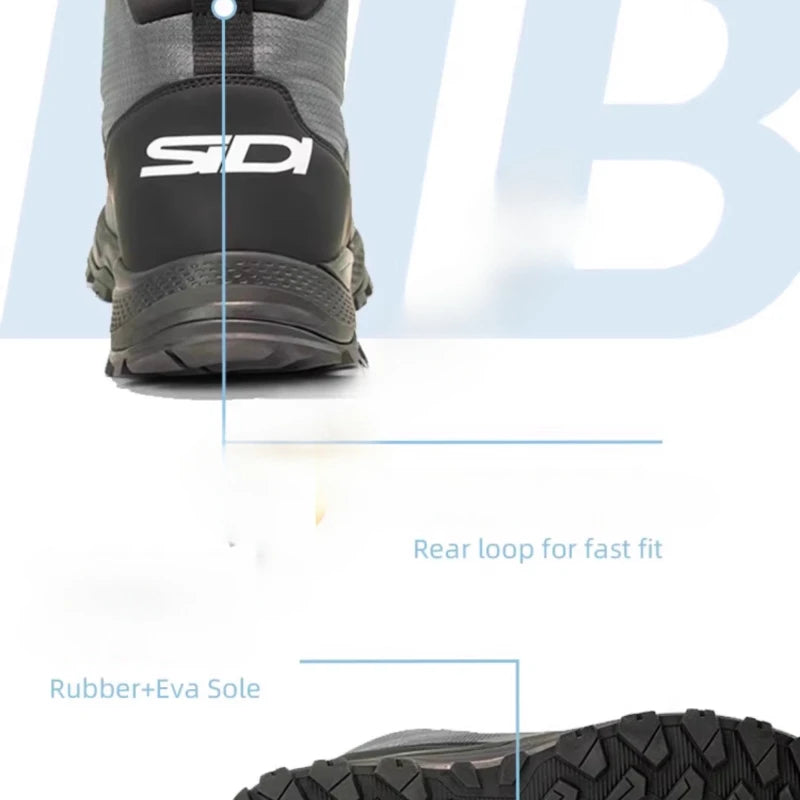 LIBER Motorcycle Boots Moto Street Gear 36-44 Leisure Moto Travel Botas Black CE Mid/Low Motorbike Shoes Motorcycle Equipments