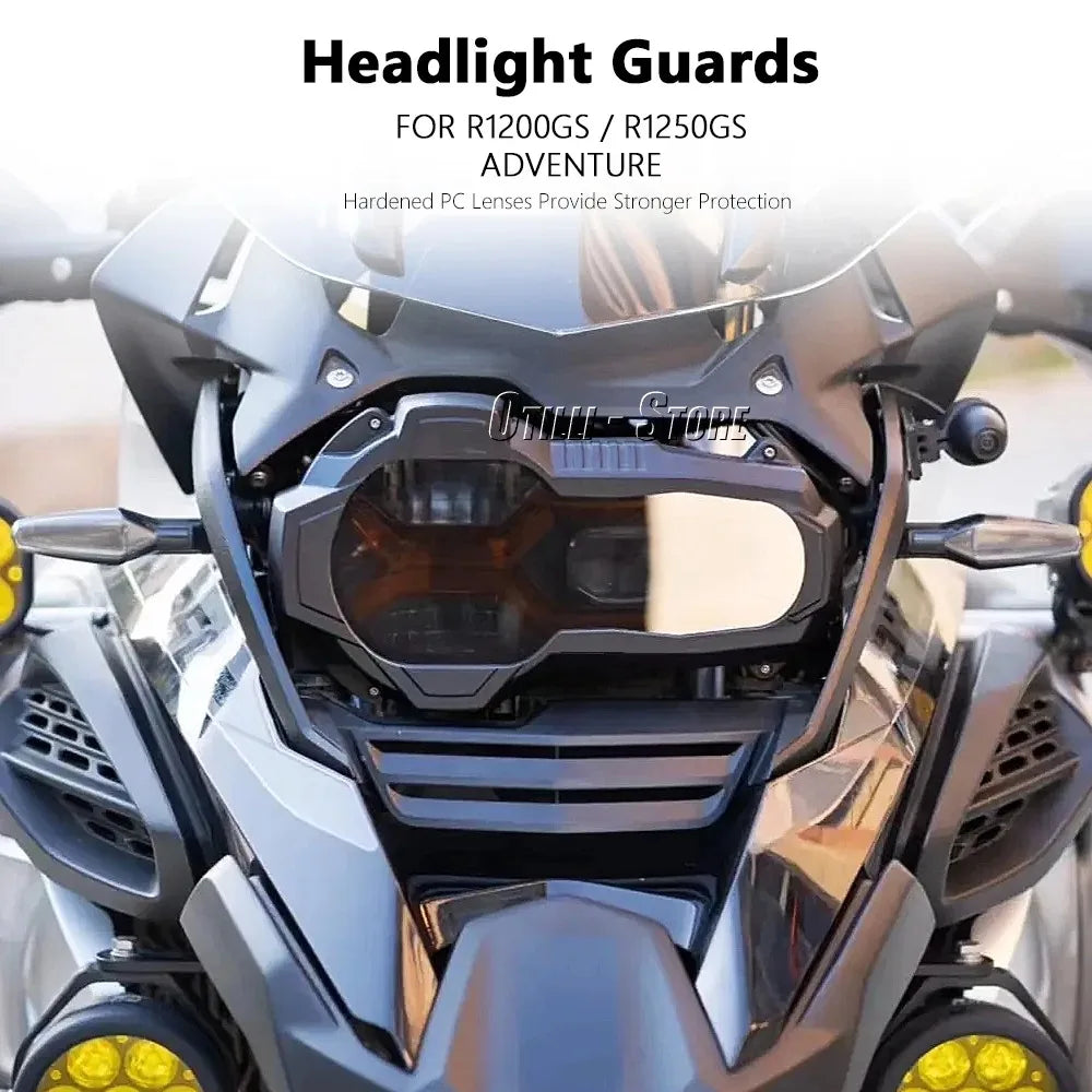 For BMW R1200GS R 1200 GS LC Adventure R1250GS ADVENTUER R 1250 GS ADV Motorcycle PC Headlight Guard Protector Cover Protection