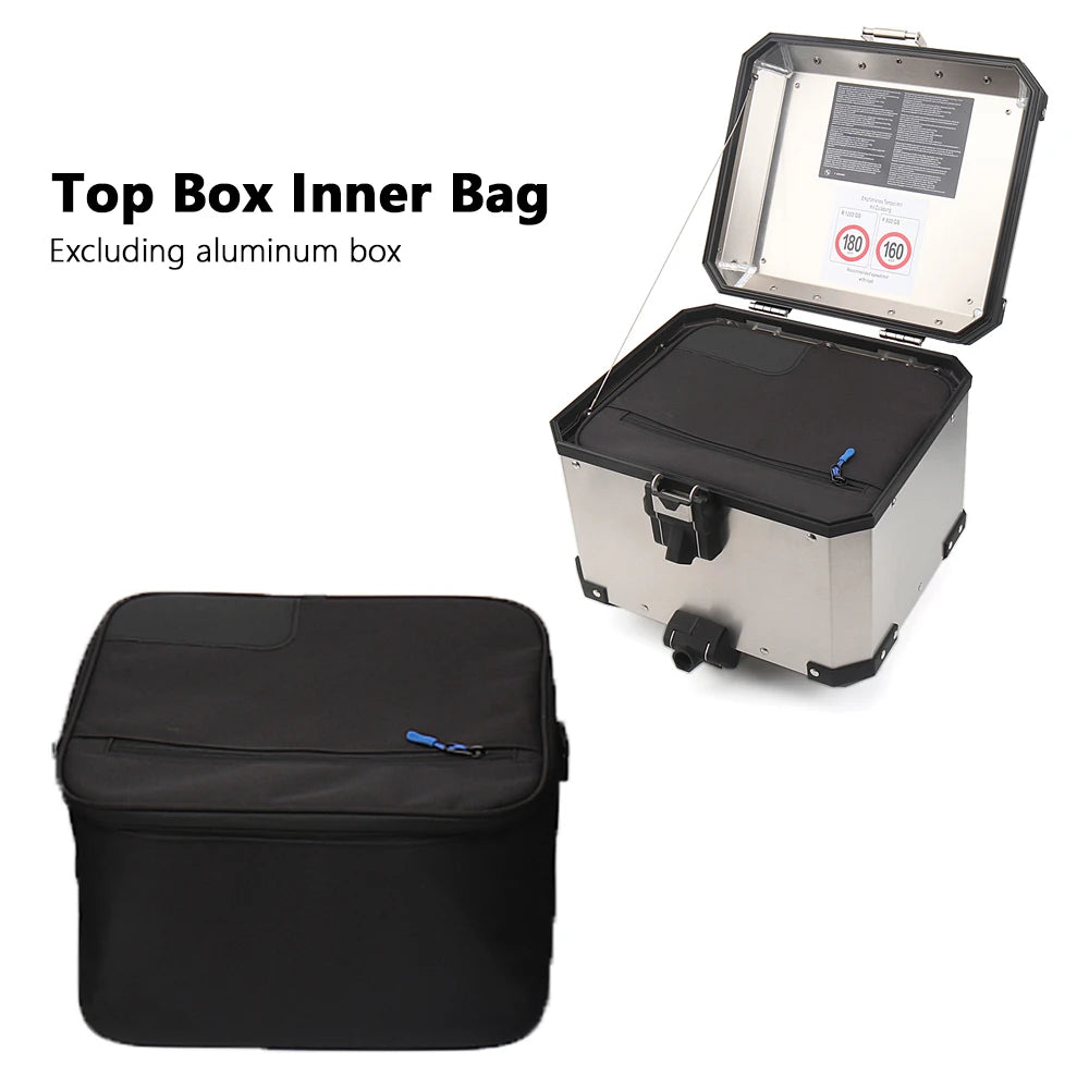 New Motorcycle luggage bag Black Inner Bags Blue Top Side Case Bag For BMW R1250GS R1200GS ADV F800GS F850GS F750GS