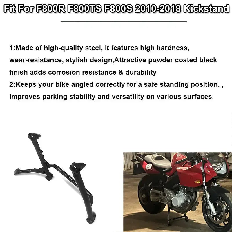 Motorcycle Accessories Middle Kickstand Center Parking Stand Firm Holder Support Fit For BMW F800R F 800R F800S F800ST 2010-201