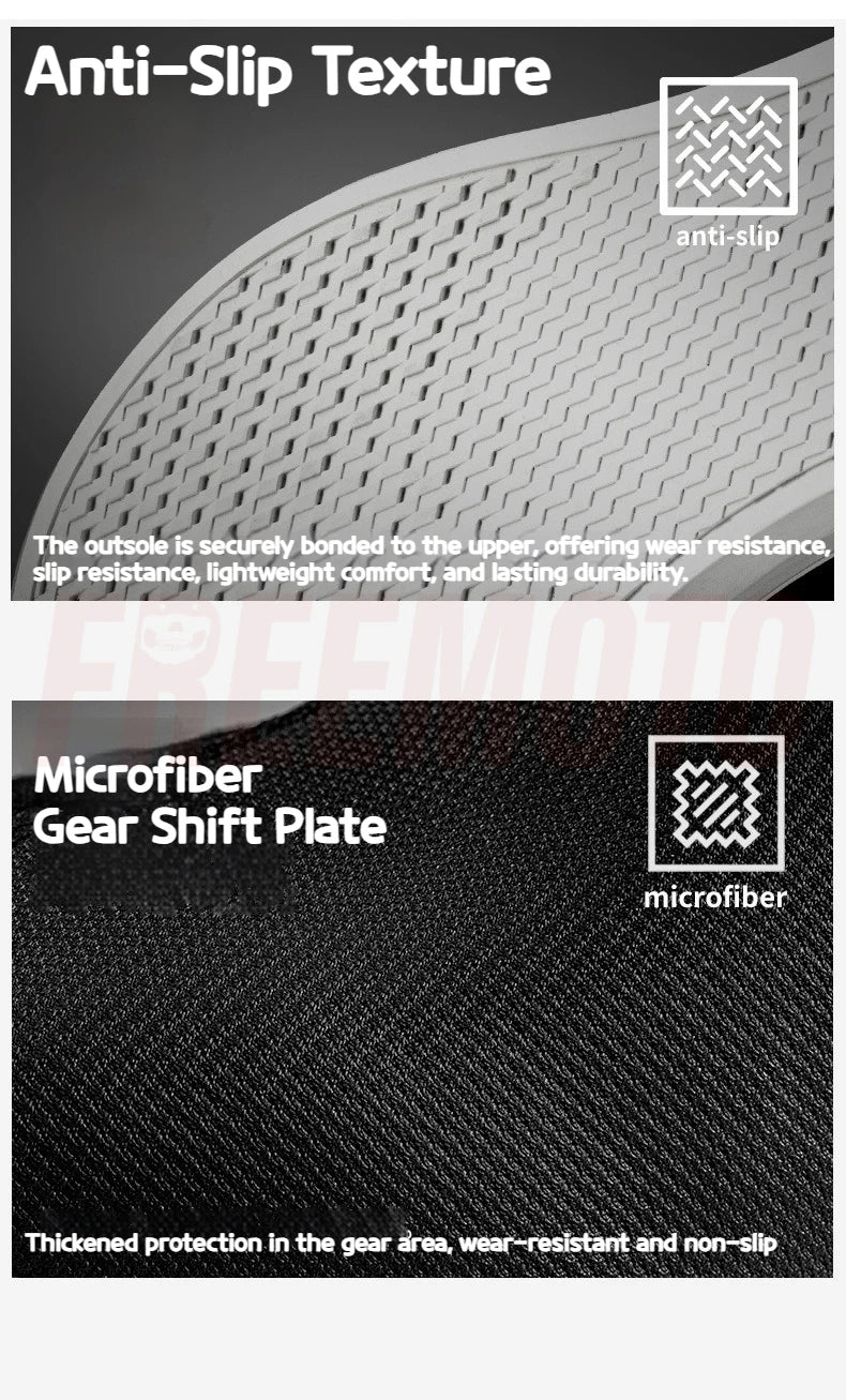 MOTOWOLF Motorcycle Boots Summer Breathable Leather Ventilated Riding Shoes Retro Anti-Slip Off-road Biker Shoes for Men Women