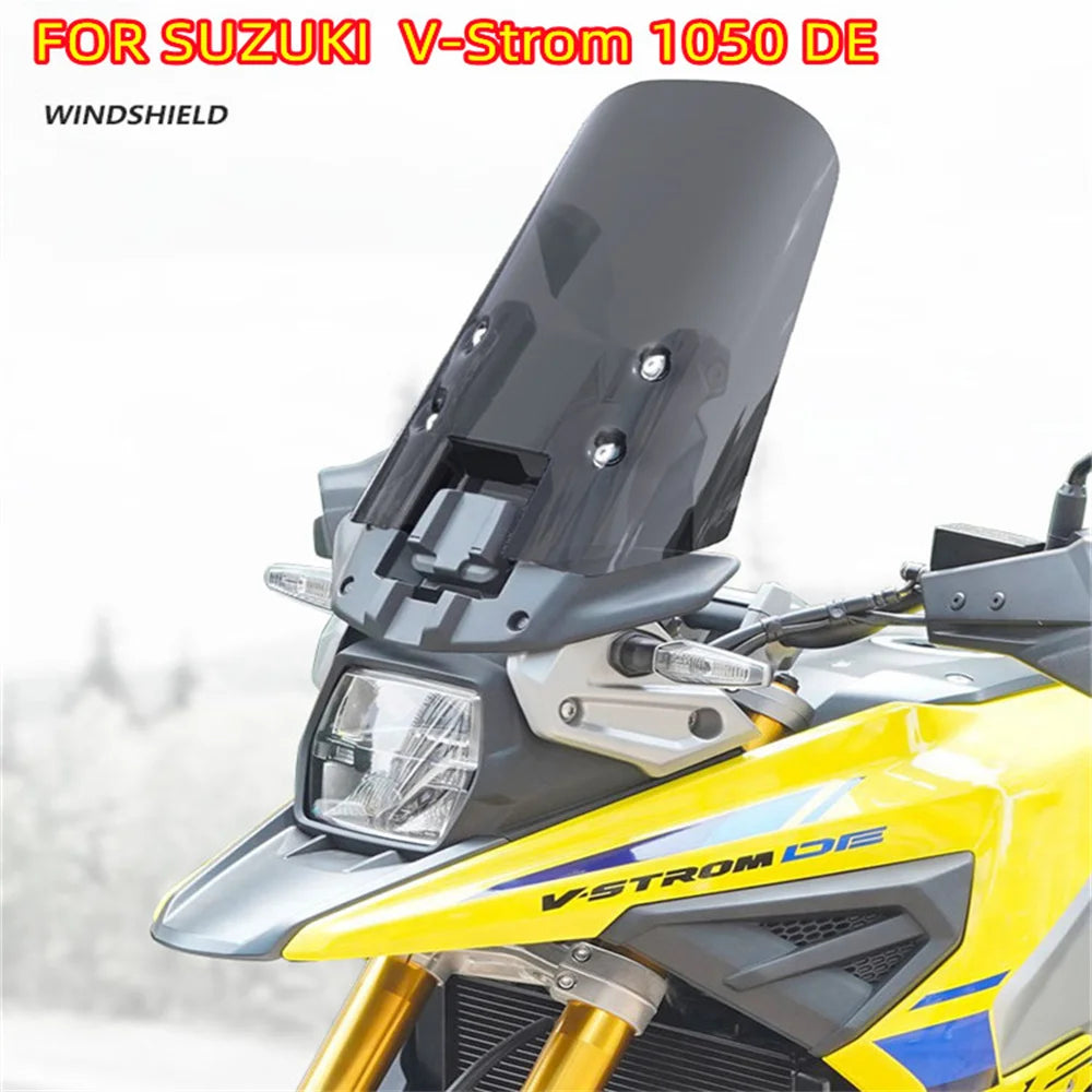 For SUZUKI V-Strom 1050 DE Front Windshield DL1050DE Windshield Enhancement Rain Shield Modification Accessories suzuki