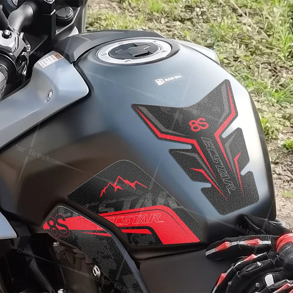 For GSX8S GSX-8S GSX 8S gsx 8s gsx-8s 2023 2024 Motorcycle Frosted Fuel Tank Sticker Protector Pad Decals Accessories