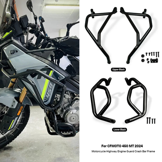 For CF-MOTO 450MT Motorcycle Frame Protection Bumper 450-MT Accessories For CFMOTO 450 MT 2024 Engine Guard Highway Crash Bar
