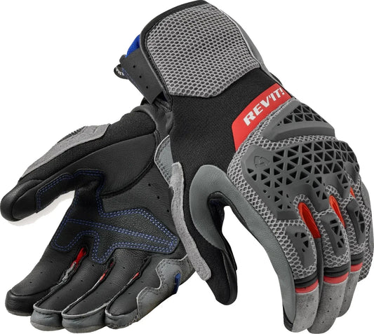 2026 Revit Sand 5 Gloves Genuine Leather Mesh Textile Touch Screen Motorcycle Racing Motor Riding All Size M-XXL