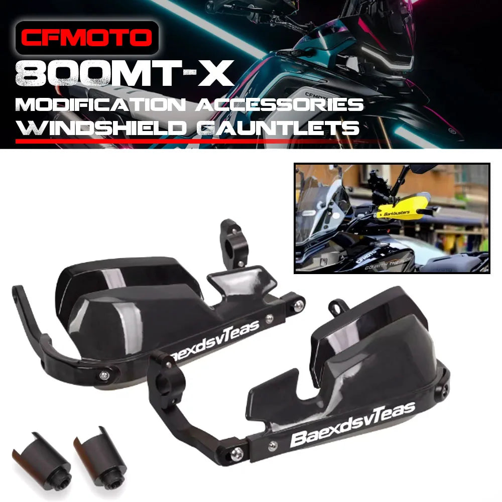For CFMOTO 800-MT X Motorcycle handlebar Hand Guards Protectors 800 MTx Handlebar Hand Windshield Accessories 800 MTX Handguards