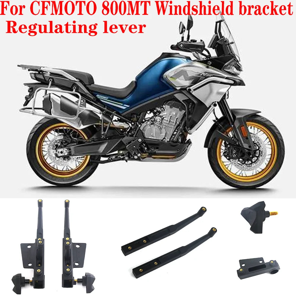 For CFMOTO 800MT Motorcycle  Windscreen Adjusters Airflow Adjustable Windshield Bracket For CFMOTO 800MT MT800 CF800-5