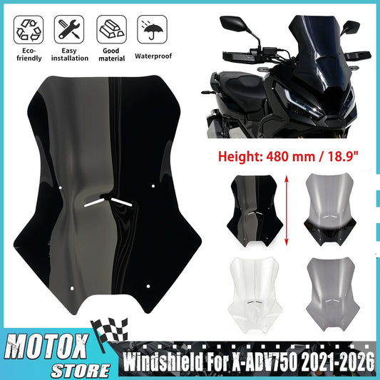 Fit For Honda X-ADV750 XADV 750 2021 - 2026 X-ADV 750 2022 2023 2024 2025 Visor Deflector Motorcycle Windscreen Windshield