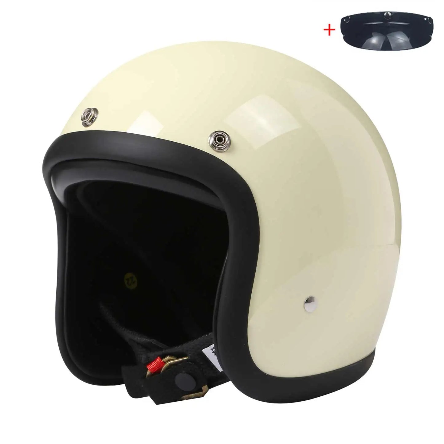 Retro 500TX Open Face Motorcycle Helmet Genuine Vintage Scooter Riding 3/4 Jet Casco DOT Approved Moto Capacete BLD