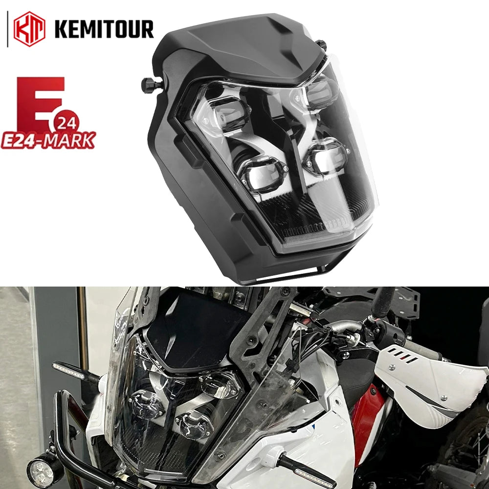 Motorcycle LED Headlight For YAMAHA Tenere 700 Rally World Raid XTZ700 T7 Head Lights Assembly Lamp Integrated Turn Signal E24