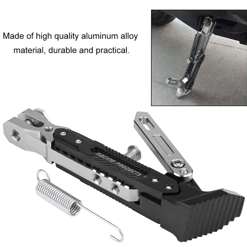 Universial Motorcycle Parking Kick Stand Cnc Aluminum Adjustable For Cfmoto 800mt Supercub 110 Super Cub 110 Tiger 900