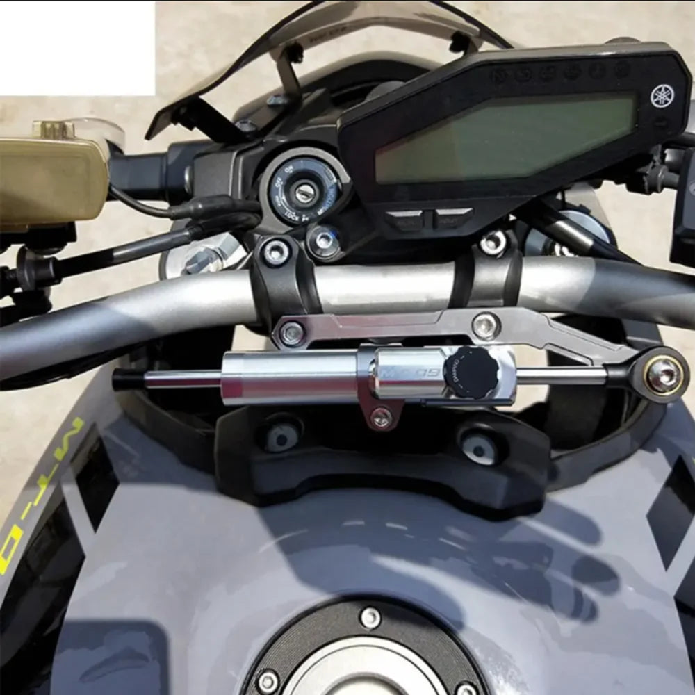 Motorcycle Adjustable Steering Stabilize Damper Safety Control Bracket Mounting Kit FOR YAMAHA MT09 MT-09 2013-2023 2021 2022