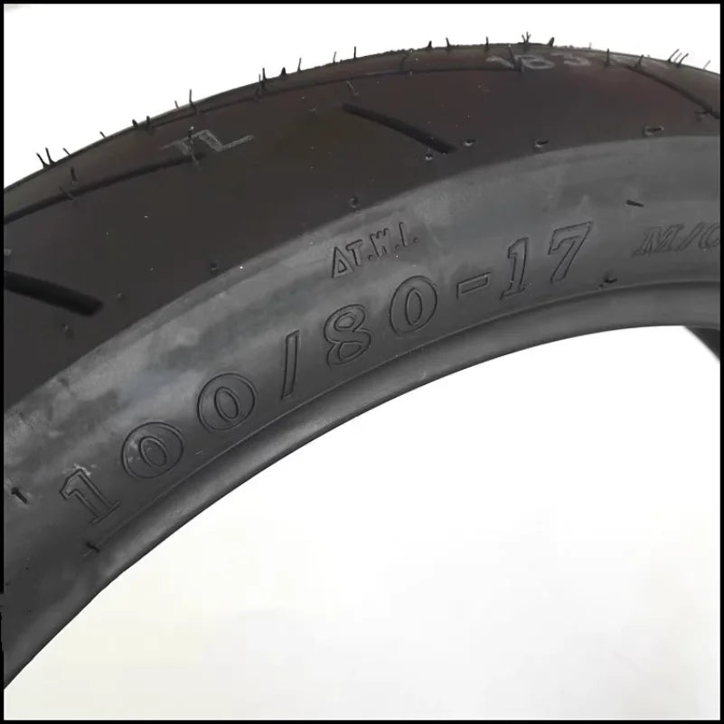 Motorcycle Tire Front 100/80-17 Rear 130/70-17 For Electric Vehicle  Scooter  Vacuum  Parts