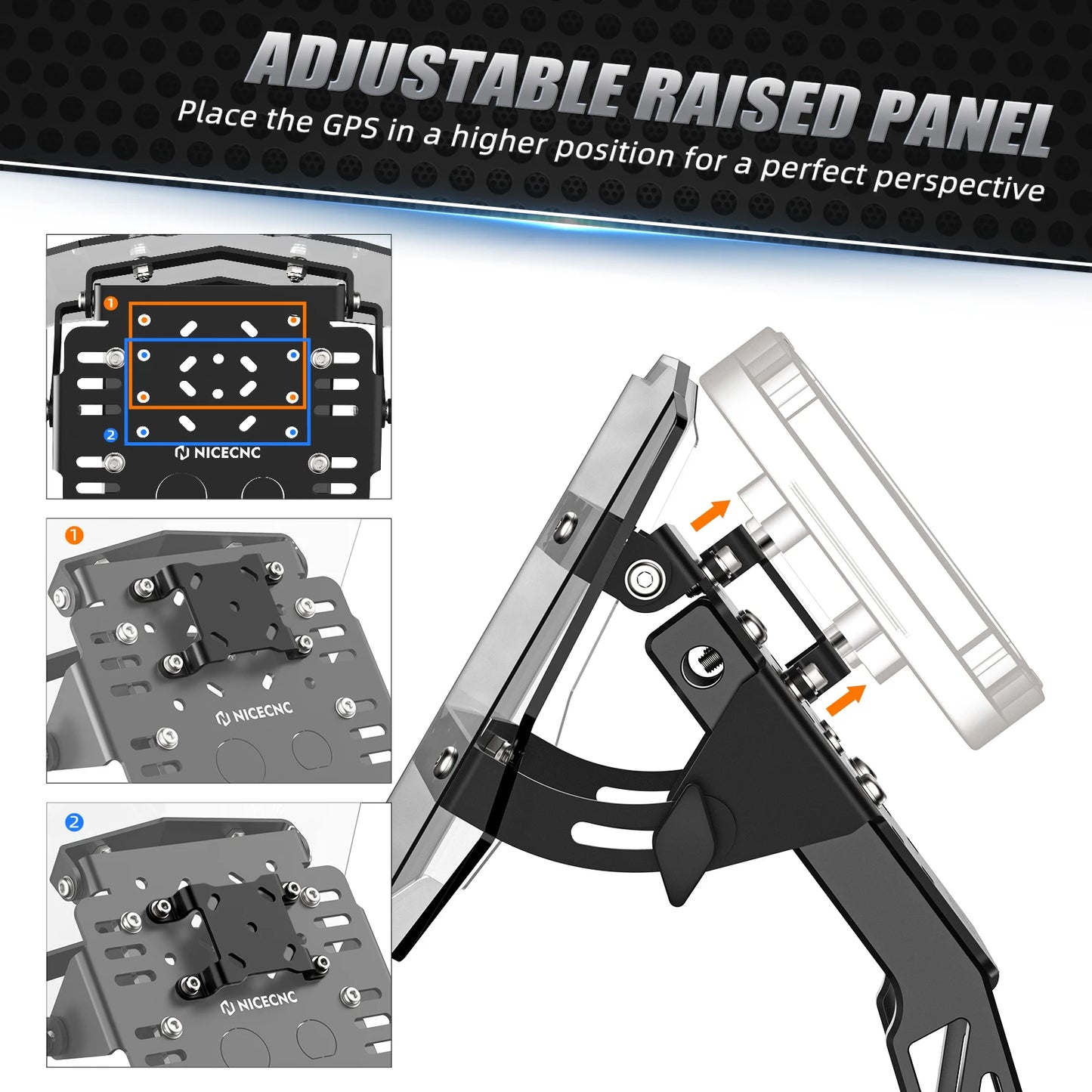 Universal GPS Mount Bracket Mini Fairing Kit For KTM EXC 300 Husqvarna Husaberg GasGas Beta Honda CR CRF Yamaha Suzuki Kawasaki