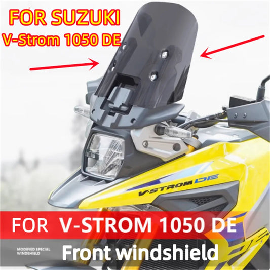 For SUZUKI V-Strom 1050 DE Front Windshield DL1050DE Windshield Enhancement Rain Shield Modification Accessories suzuki