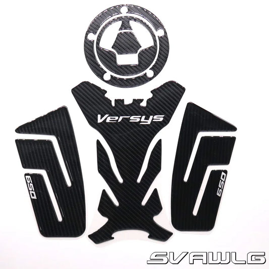 2019 Motorcycle Accessories 3D Fiber Sticker Sets Tank Decal Protector Pad Set for KAWASAKI Versys 650