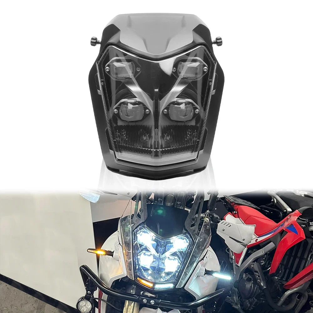 Motorcycle LED Headlight For YAMAHA Tenere 700 Rally World Raid XTZ700 T7 Head Lights Assembly Lamp Integrated Turn Signal E24