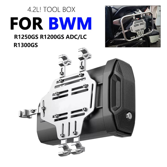 For BMW R1300GS R1250GS R1200GS LC & ADV Adventure NEW Side Tool Box R 1300GS R1200 GS R1250 GS First-aid/ Breakdown kit Toolbox