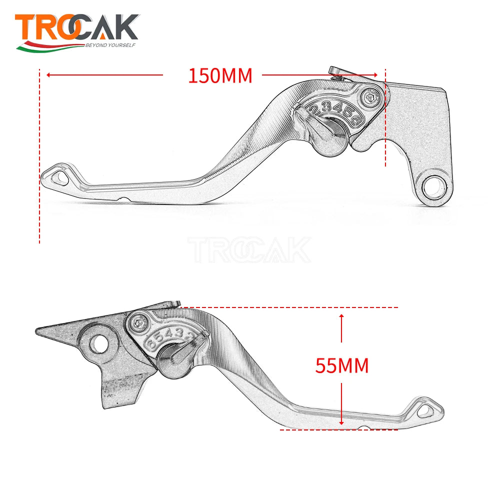 With CB650R LOGO For Honda CB650R CB650 R CB 650 R 2019 2020 2021 2022 2023 Motorcycle Aluminum Short Brakes Clutch Levers