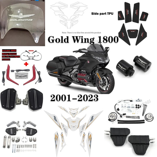 Gold Wing 1800 Accessories Motorcycle Pedal Fuel Tank Bottom Cover Protection For GoldWing 1800 GL1800 F6B Accessories 2023