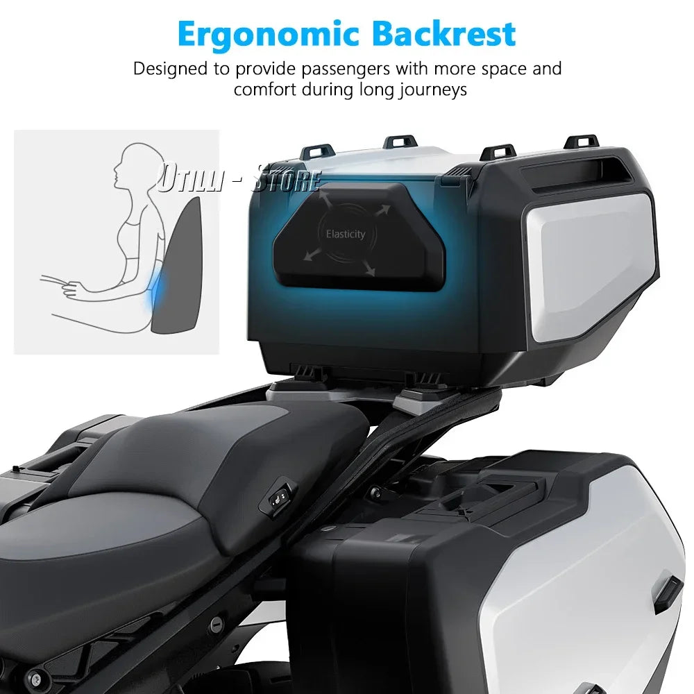 For BMW R1300GS R 1300 GS r1300gs 2023 2024 Motorcycle Passenger Backrest Back Pad Shockproof Rear Top Case Box Luggage Cushion