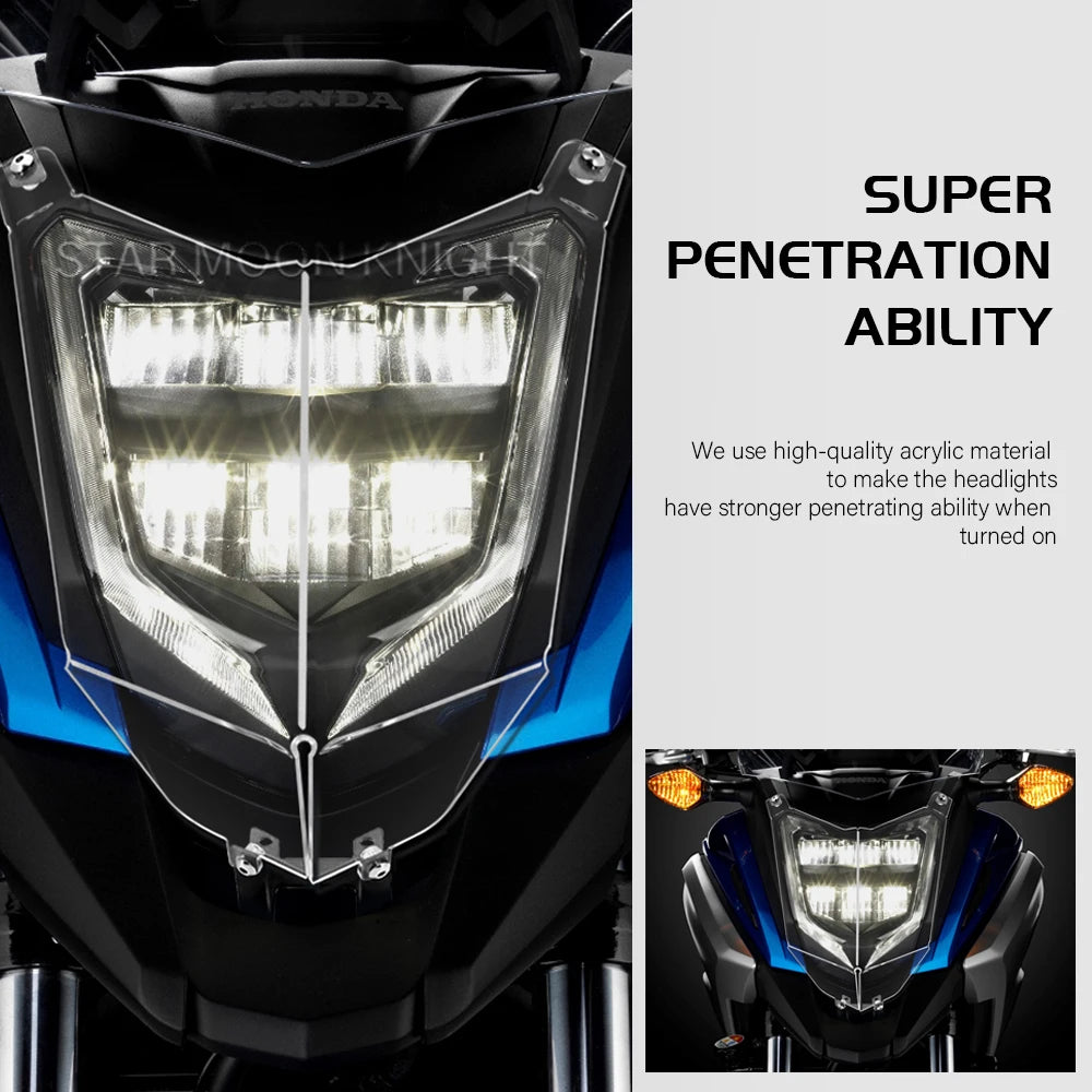 NEW Motorcycle Acrylic Headlight Protector Light Cover Protective Guard For Honda NC750X NC 750 X 2016 - 2018 2019 2020