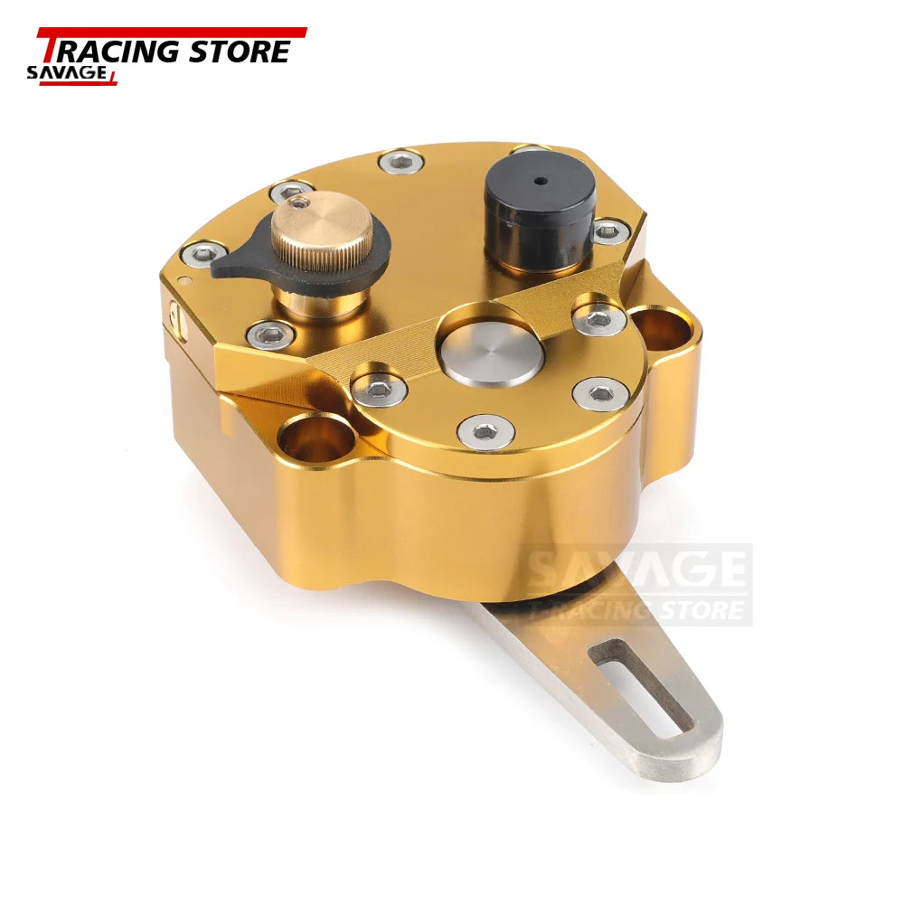 Adjustable Universal Motorcycle Steering Damper Stabilizer For  HONDA SUZUKI YAMAHA XL750 MT09 MT07 MT03 NC700 GSX1300 XR125 CBR