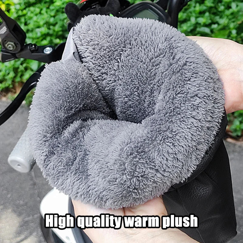 Motorcycle Handlebar Muffs Winter Equipment Mitts Warmer Gloves Waterproof Handmuffs Bicycle Handle Cover Hand Covers Warmers