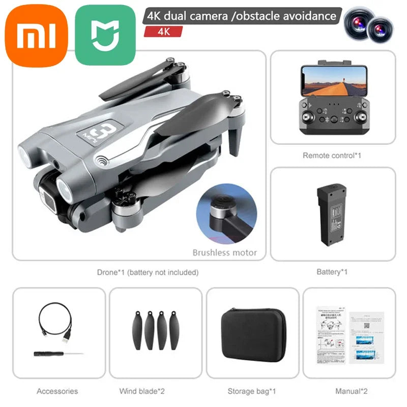 Drone Xiaomi Mijia 8K – Double Caméra – GPS 5G Pro – 10000mAh – RC Quadrirotor