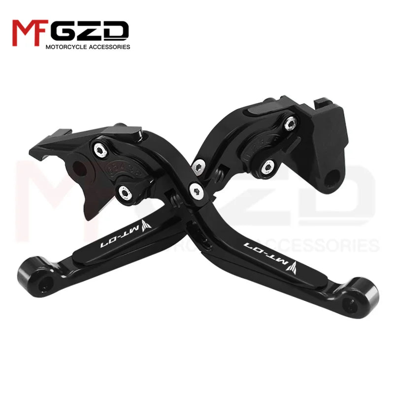 For YAMAHA MT-07 FZ-07 2014-2021 2022 2023 Motorcycle Accessories Extendable Folding Adjustable Brake clutch Handle levers