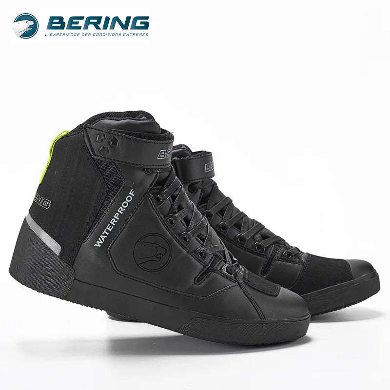 France BERING motorcycle  waterproof four seasons  riding shoes men's racing shoes motorcycle off-road rally boots