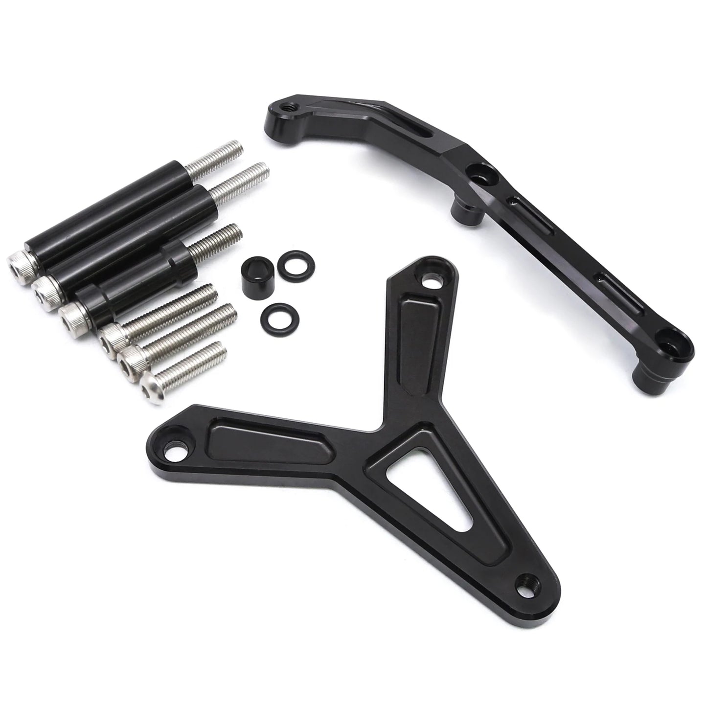 For YAMAHA Tracer 900 GT 2021 2022 2023 CNC Aluminum Carbon Motorcycle Steering Damper Stabilizer Bracket Mounting Support Kit