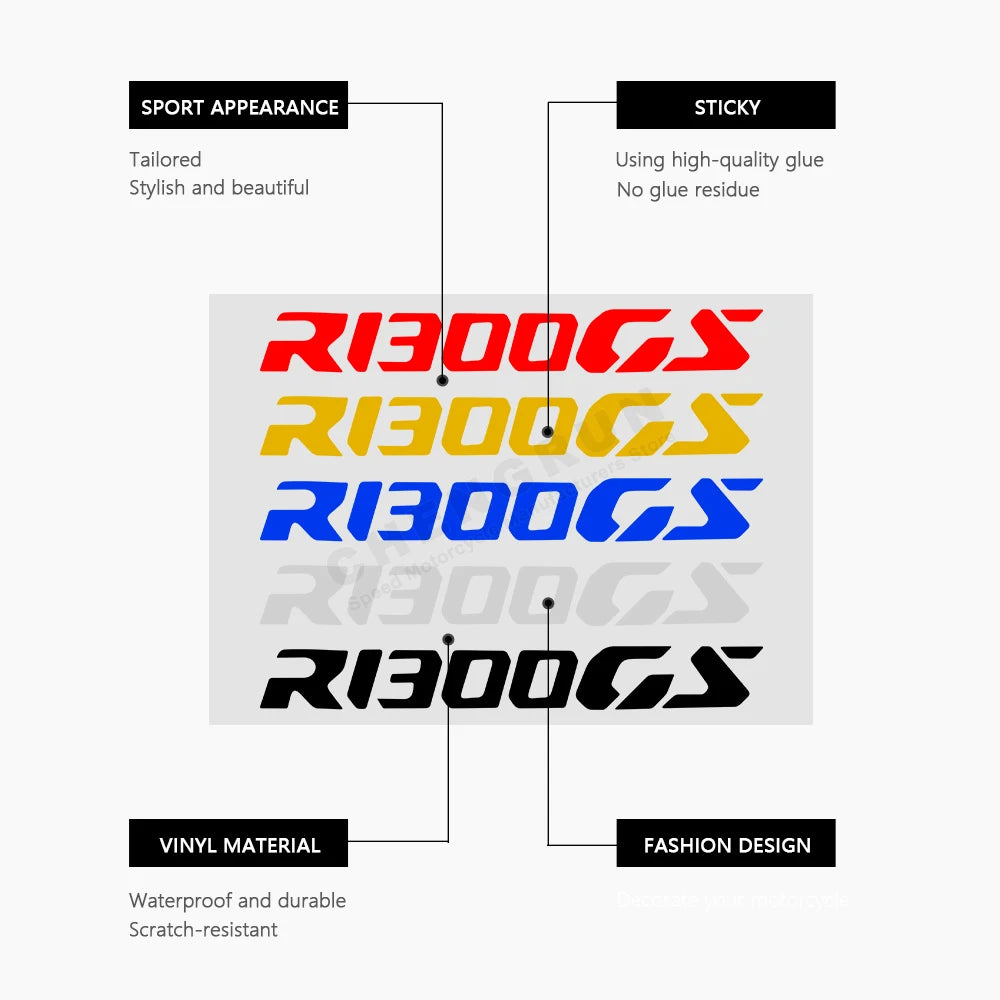 Motorcycle Stickers Waterproof Decal for BMW R1300GS 2024 R 1300 GS R 1300 R 1300GS Accessories Motorbike Sticker