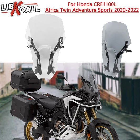 CRF1100L Windshield Touring Windscreen For Honda CRF 1100L CRF1100  L Africa Twin Adventure Sports 2020 2021 2022 Front Cowl Kit